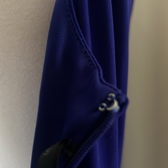 Calvin Klein One Shoulder with Silver detail Size 10 - Picture 10 of 14